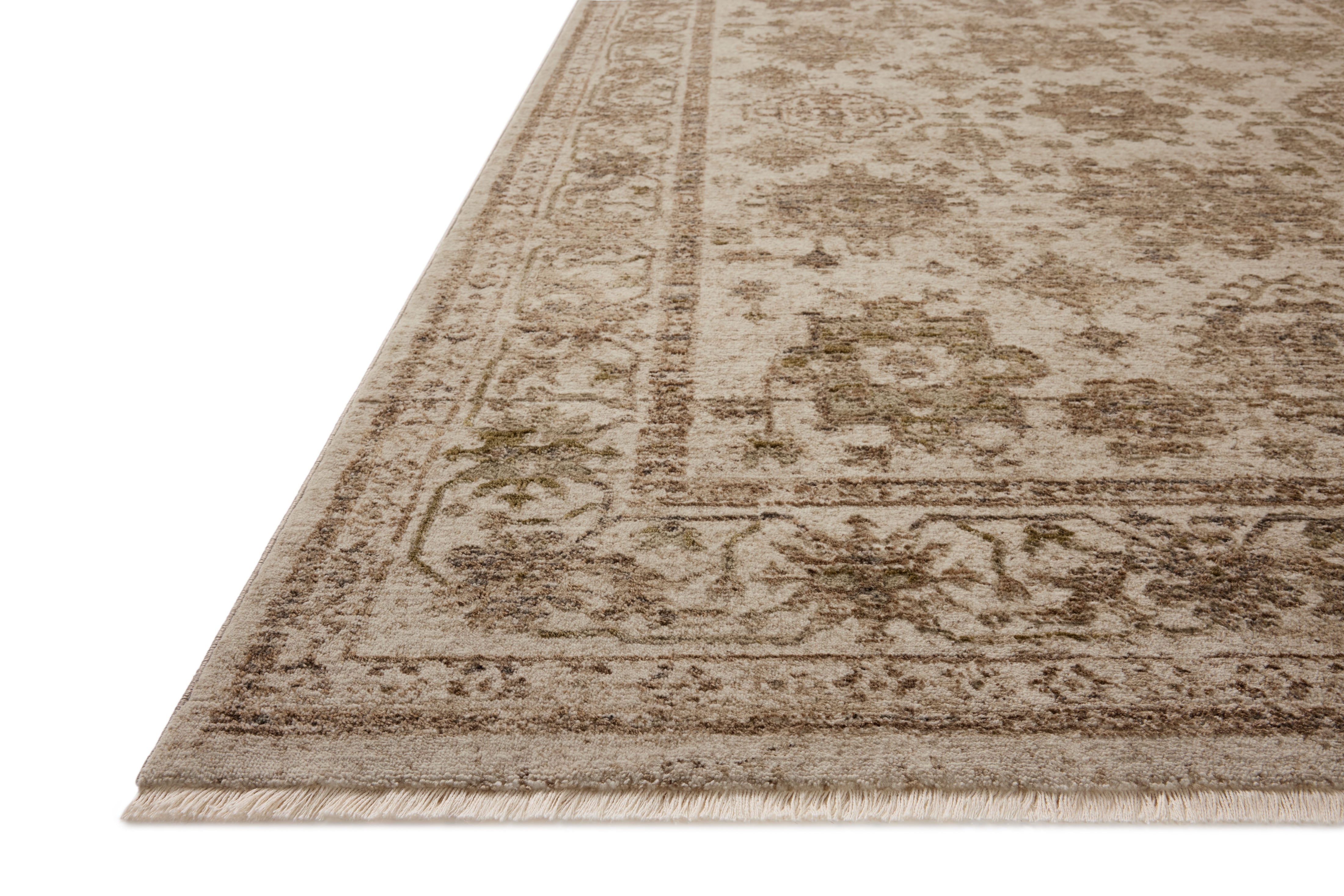 Loloi Haywood Ivory / Taupe Rug RUGS - synthetic Loloi 18" x 18"