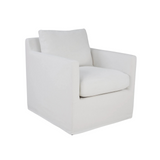 Hudson Linen Club Chair