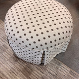FLOOR MODEL - Buttercup Skirted Ottoman