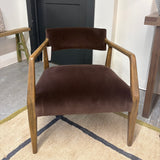 FLOOR MODEL - Tyler Armchair - Surrey Cocoa