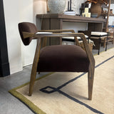 FLOOR MODEL - Tyler Armchair - Surrey Cocoa