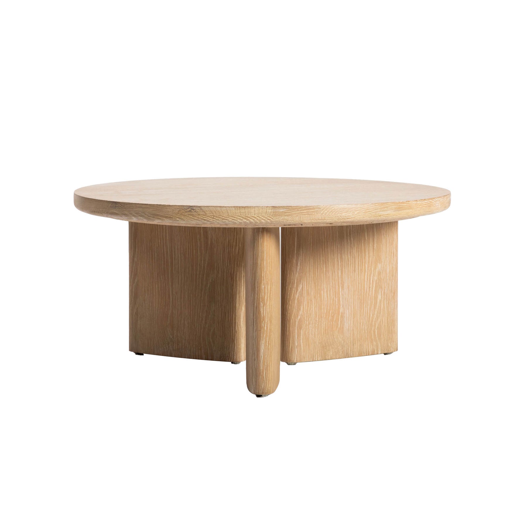 Inness Coffee Wood Table 4 - b - FURNITURE - coffee table - round LH IMPORTS