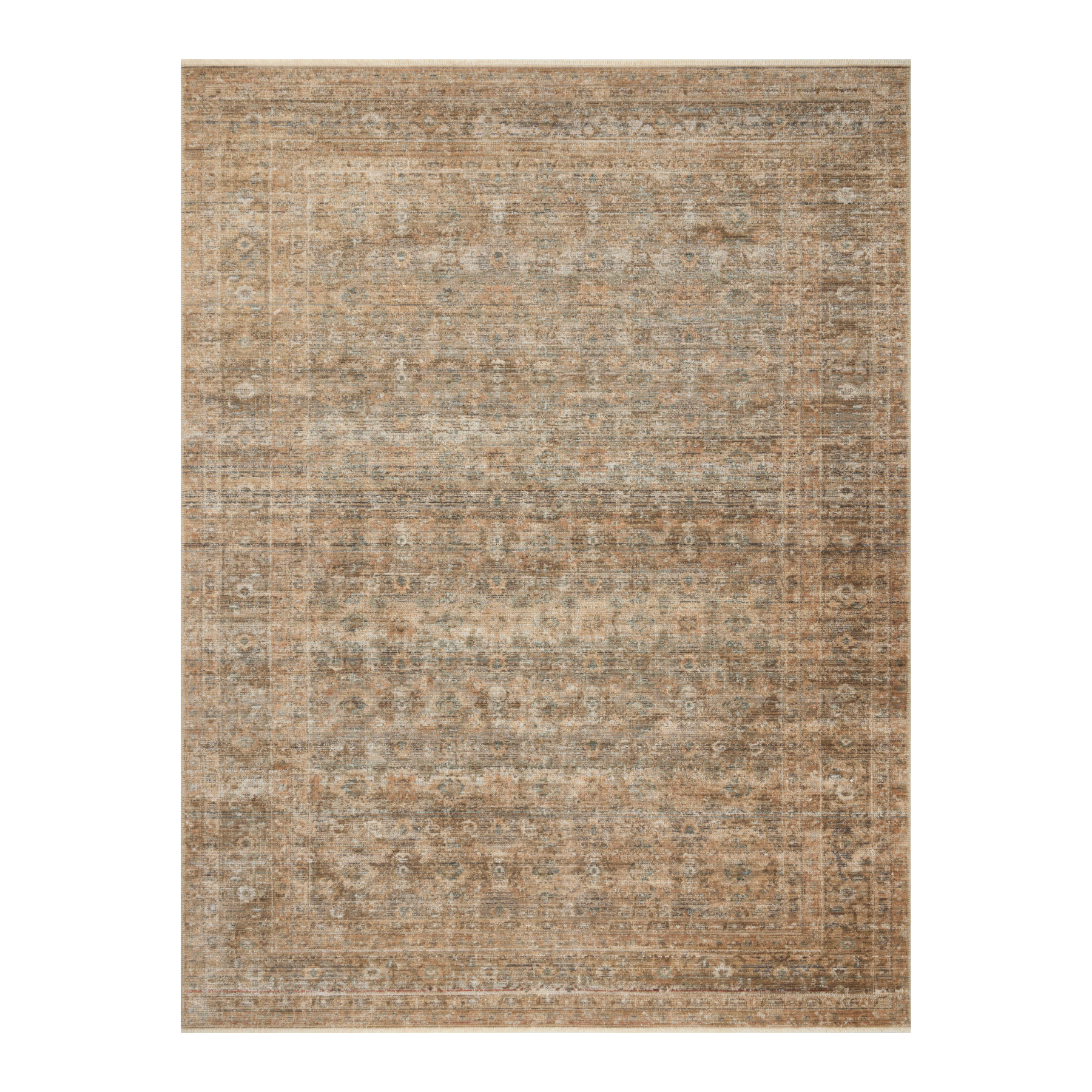 Amber Lewis x Loloi Molly Gold / Blue Rug 0-RUGS-patterned Loloi 18" x 18" sample
