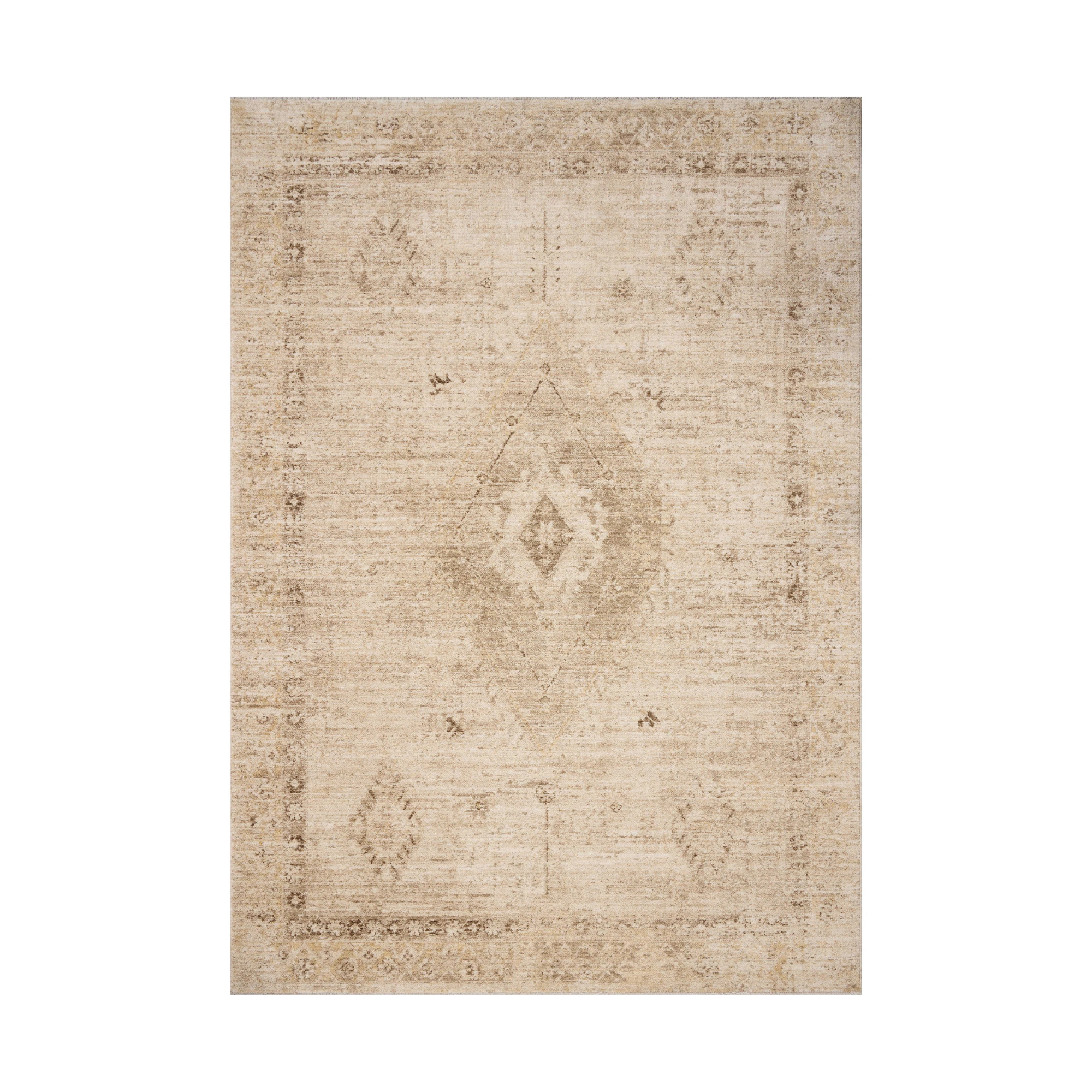Chris Loves Julia x Loloi Palma Natural / Smoke Rug