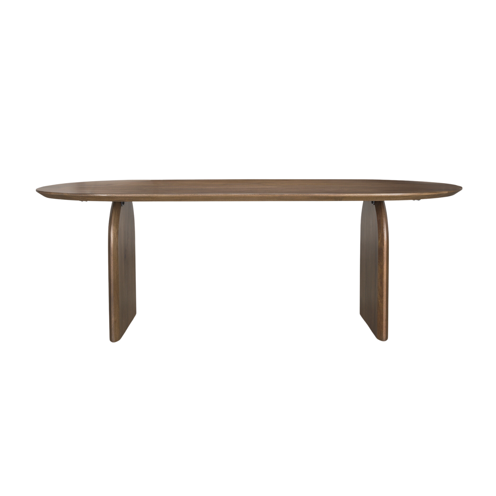Ireland Dining Table 9 - a - FURNITURE - Dining Table - round Mercana Dark Brown