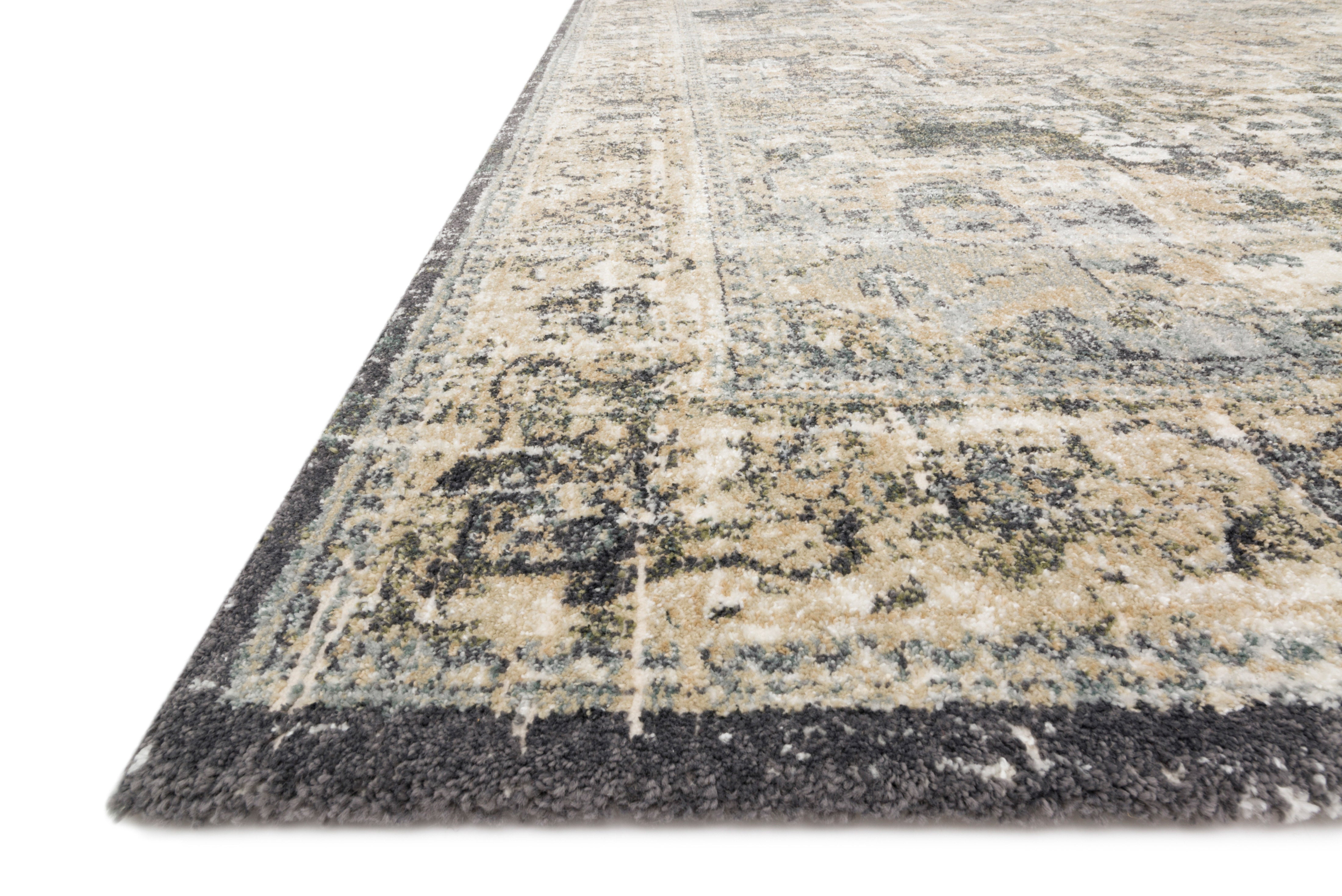 Magnolia Home By Joanna Gaines x Loloi James Natural / Fog Rug RUGS - synthetic Loloi