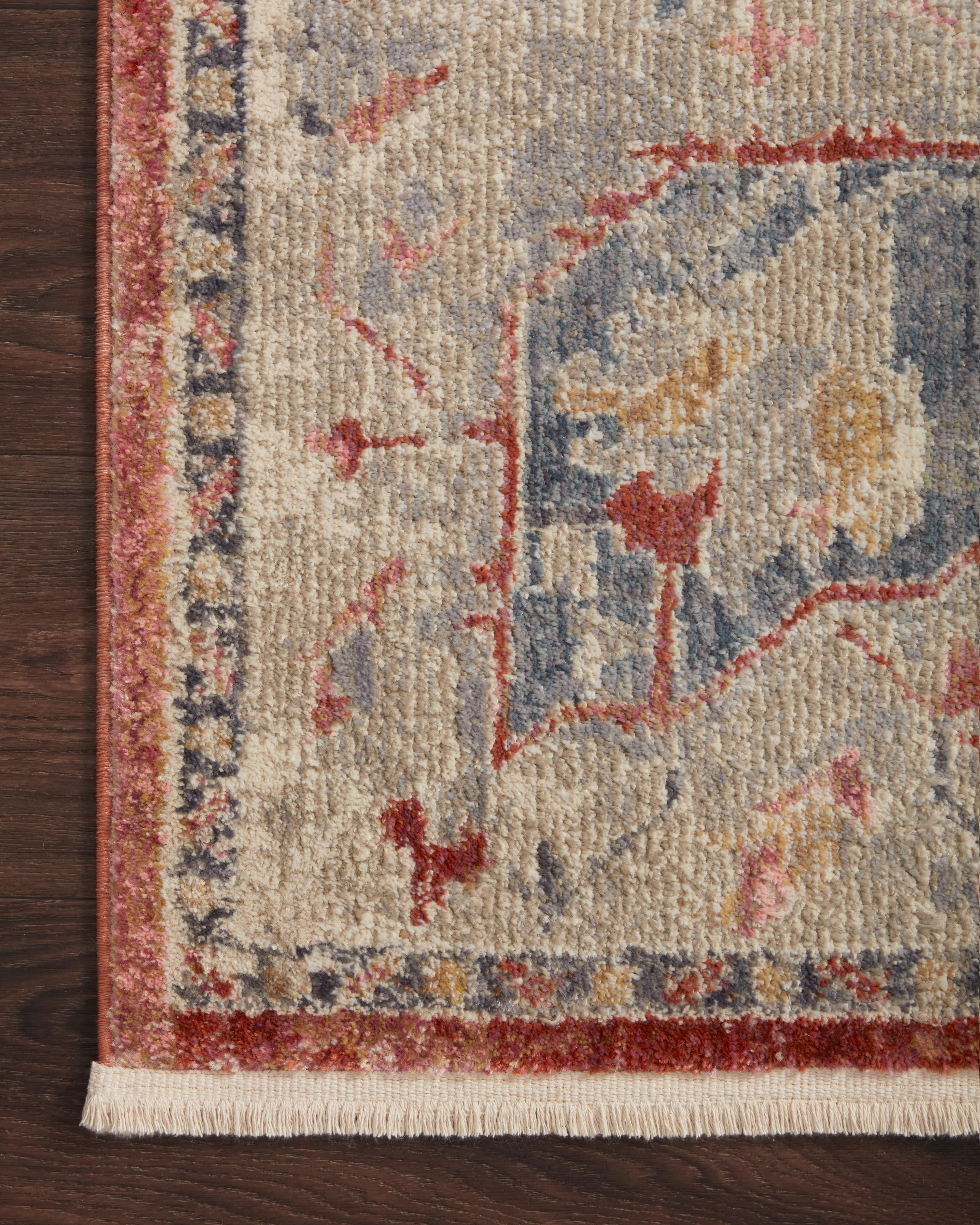 Magnolia Home By Joanna Gaines x Loloi Janey Garnet / Multi Rug RUGS - synthetic Loloi