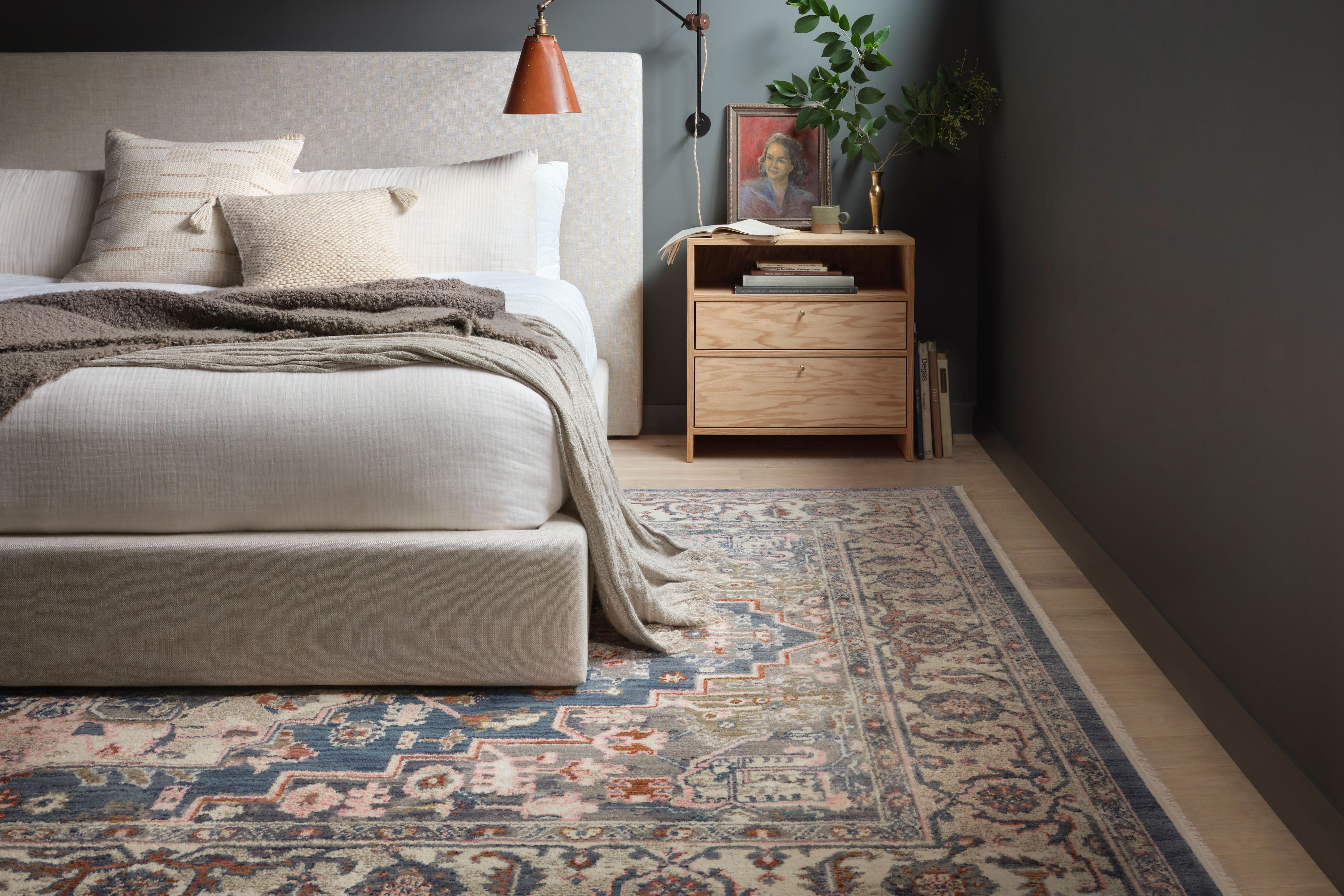 Magnolia Home By Joanna Gaines x Loloi Janey Indigo / Multi Rug RUGS - synthetic Loloi