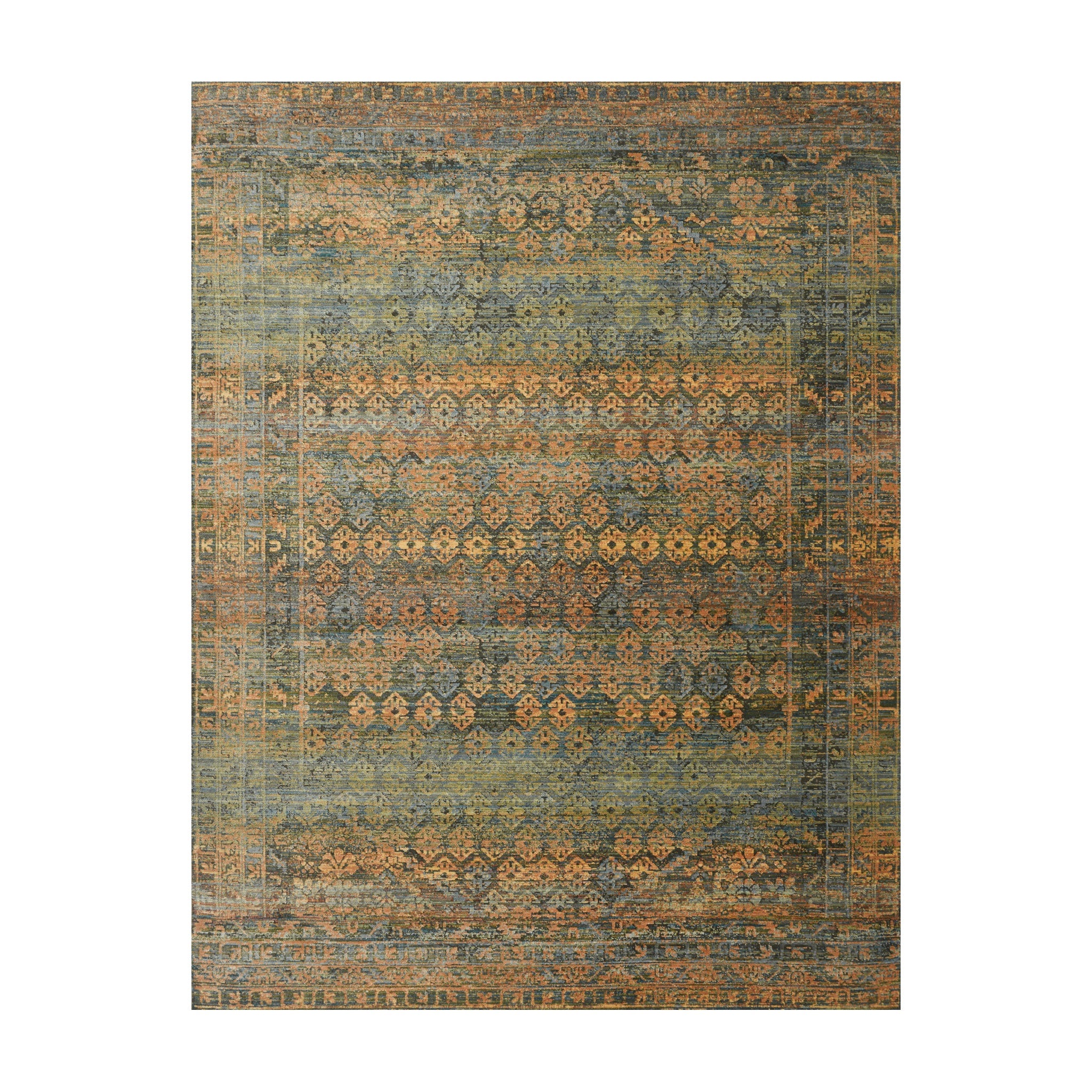Loloi Javari Lagoon / Fiesta Rug RUGS - synthetic Loloi 18" x 18"