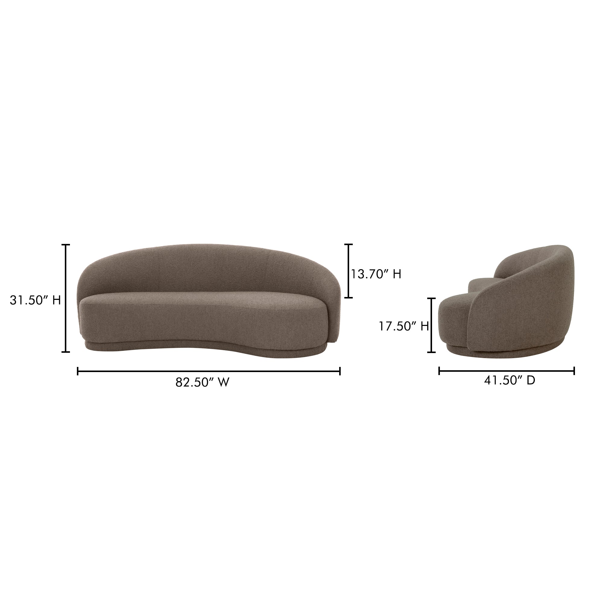 Excelsior Sofa FURNITURE - sofa Moe's Furniture