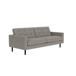 eq3 panama grey joan 83" sofa - rug & weave