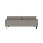 eq3 panama grey joan 83" sofa - rug & weave