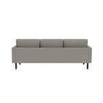 EQ3 Panama Grey Joan 87" Sofa - Rug & Weave