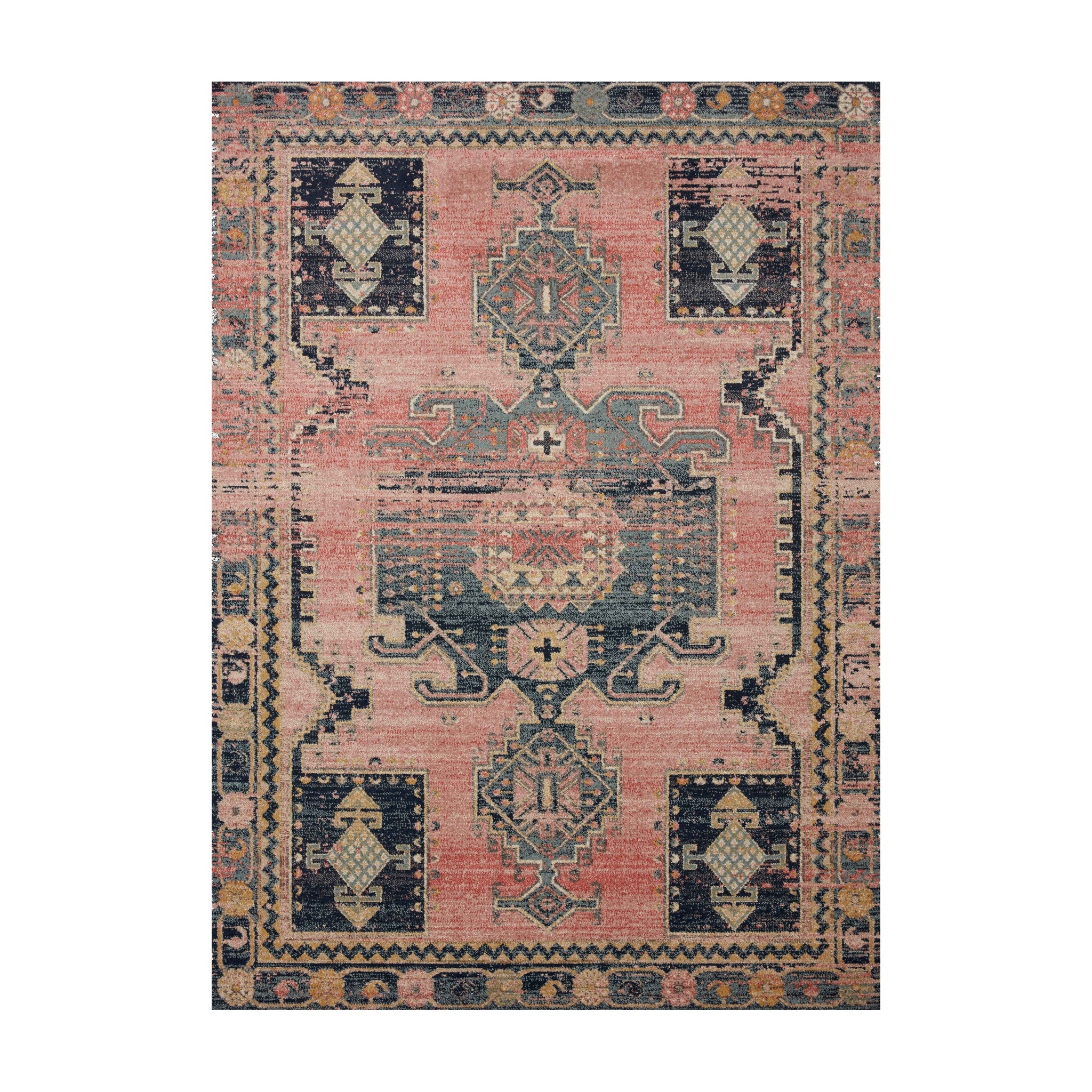 Loloi Jocelyn Rose / Rose Rug RUGS - synthetic Loloi 18" x 18"