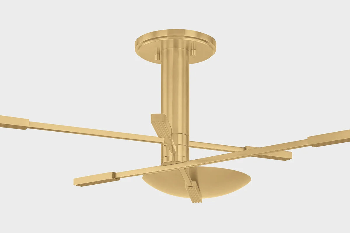 Johnson Semi Flush LIGHTING - Semi Flush Hudson Valley Lighting