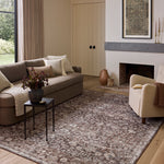 Amber Lewis x Loloi Josie Earth / Natural Machine Washable Rug RUGS - synthetic Loloi