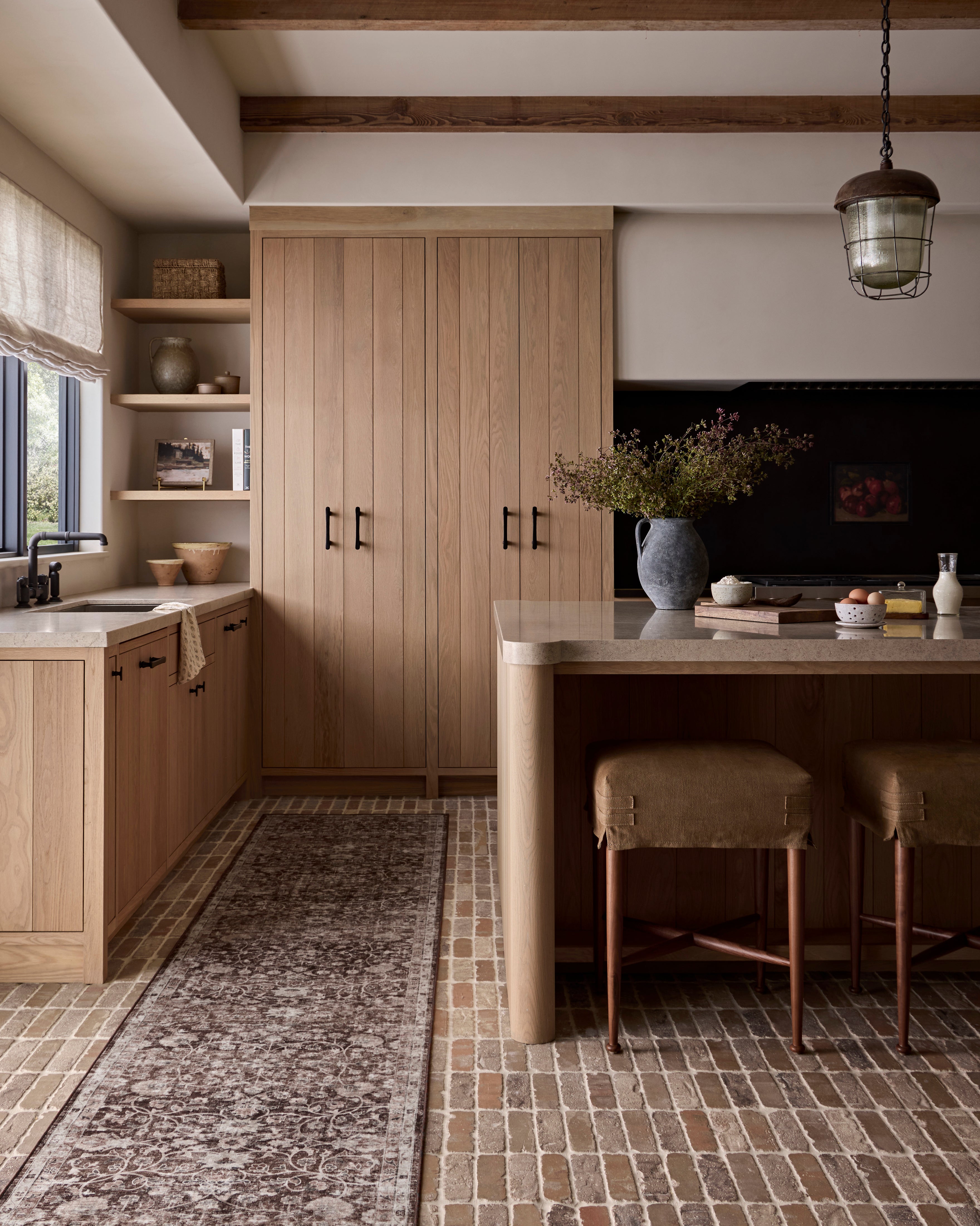 Amber Lewis x Loloi Josie Earth / Natural Machine Washable Rug RUGS - synthetic Loloi