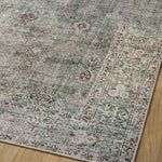 Chris Loves Julia x Loloi Jules Emerald / Antique Ivory Rug 0-patterned Loloi