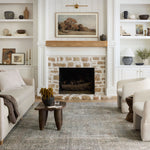 Chris Loves Julia x Loloi Jules Emerald / Antique Ivory Rug 0-patterned Loloi