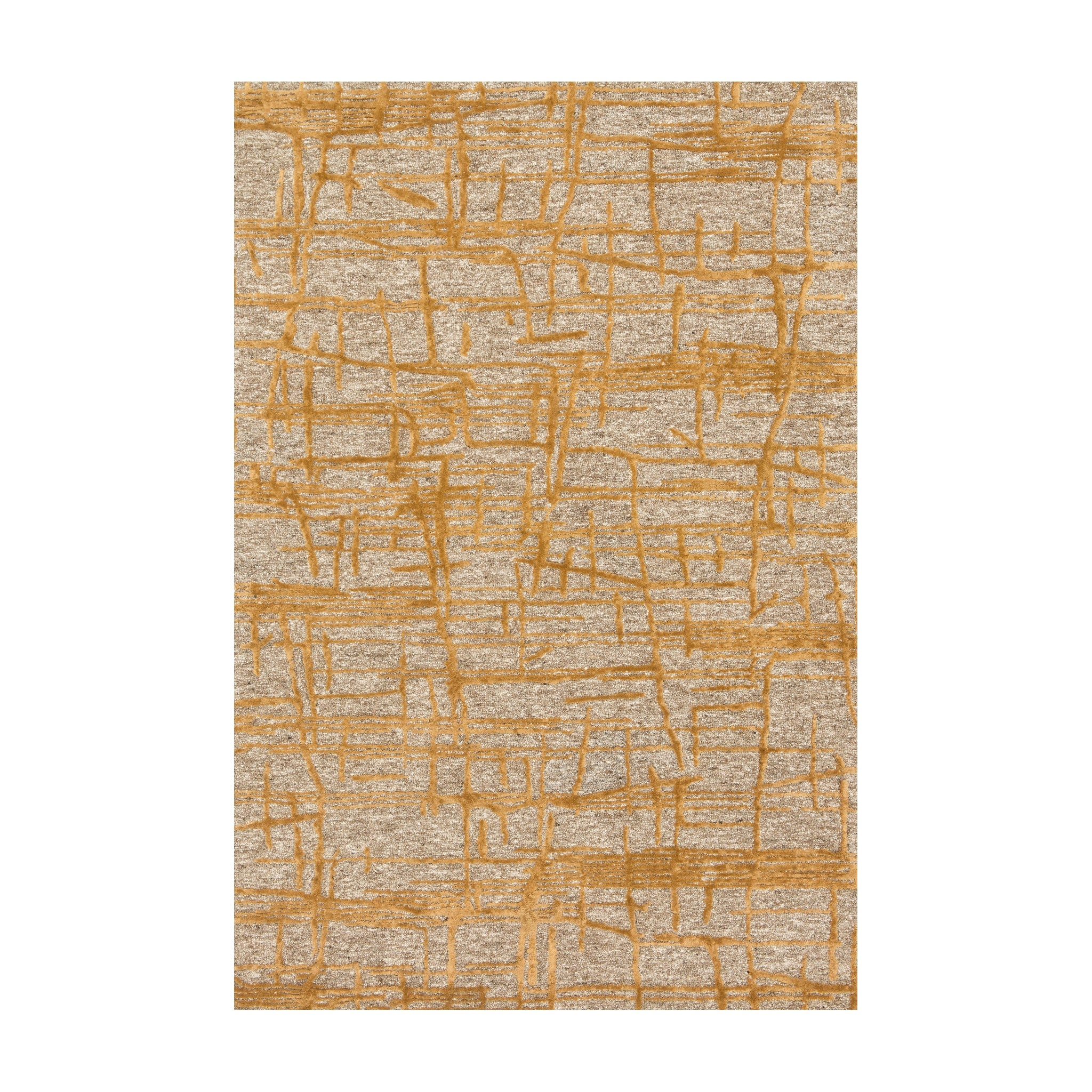 Loloi Juneau Natural / Gold Rug RUGS - wool Loloi 18" x 18"