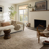 Magnolia Home by Joanna Gaines x Loloi Junie Oatmeal / Smoke Rug RUGS - vintage inspired Loloi