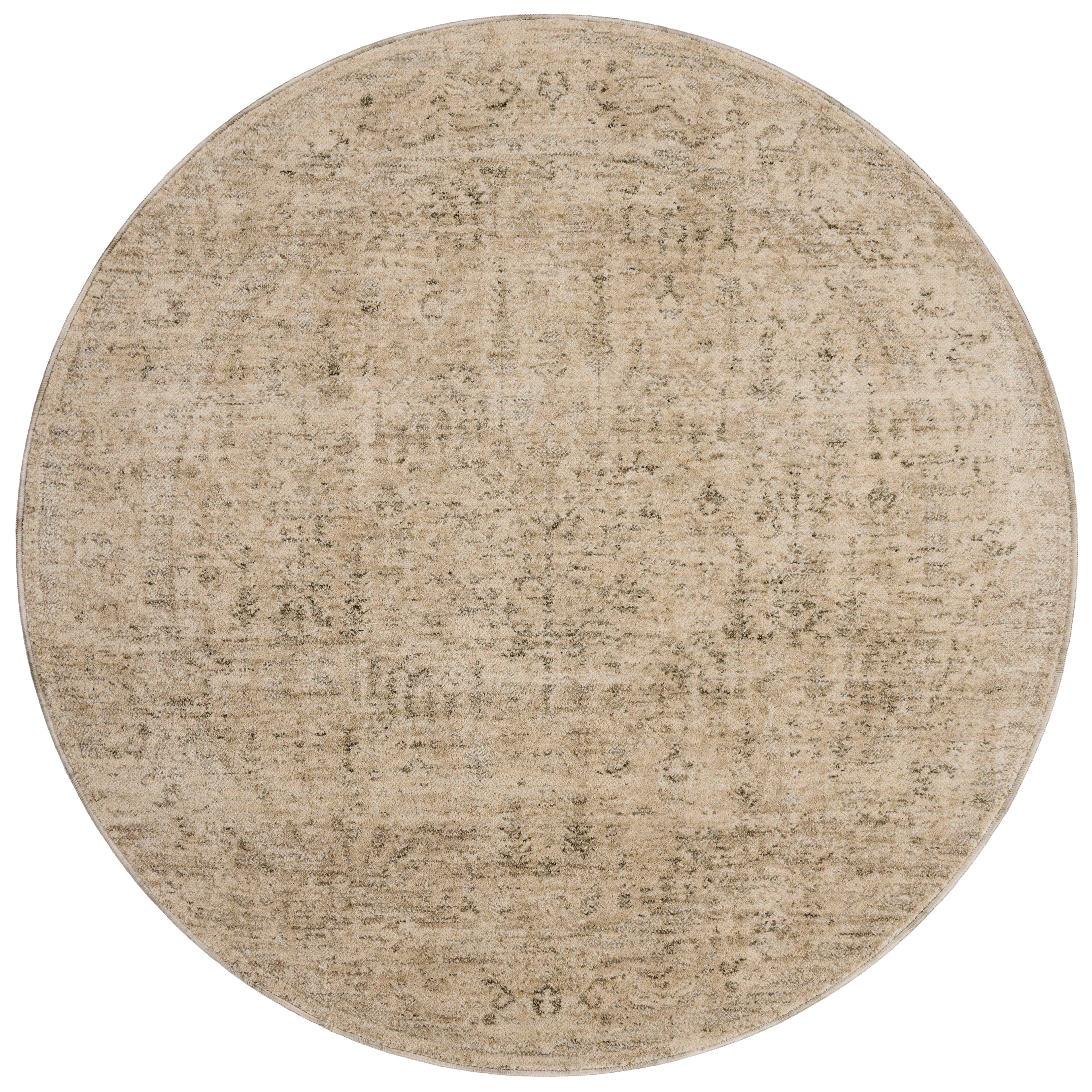 Magnolia Home by Joanna Gaines x Loloi Junie Oatmeal / Smoke Rug RUGS - vintage inspired Loloi