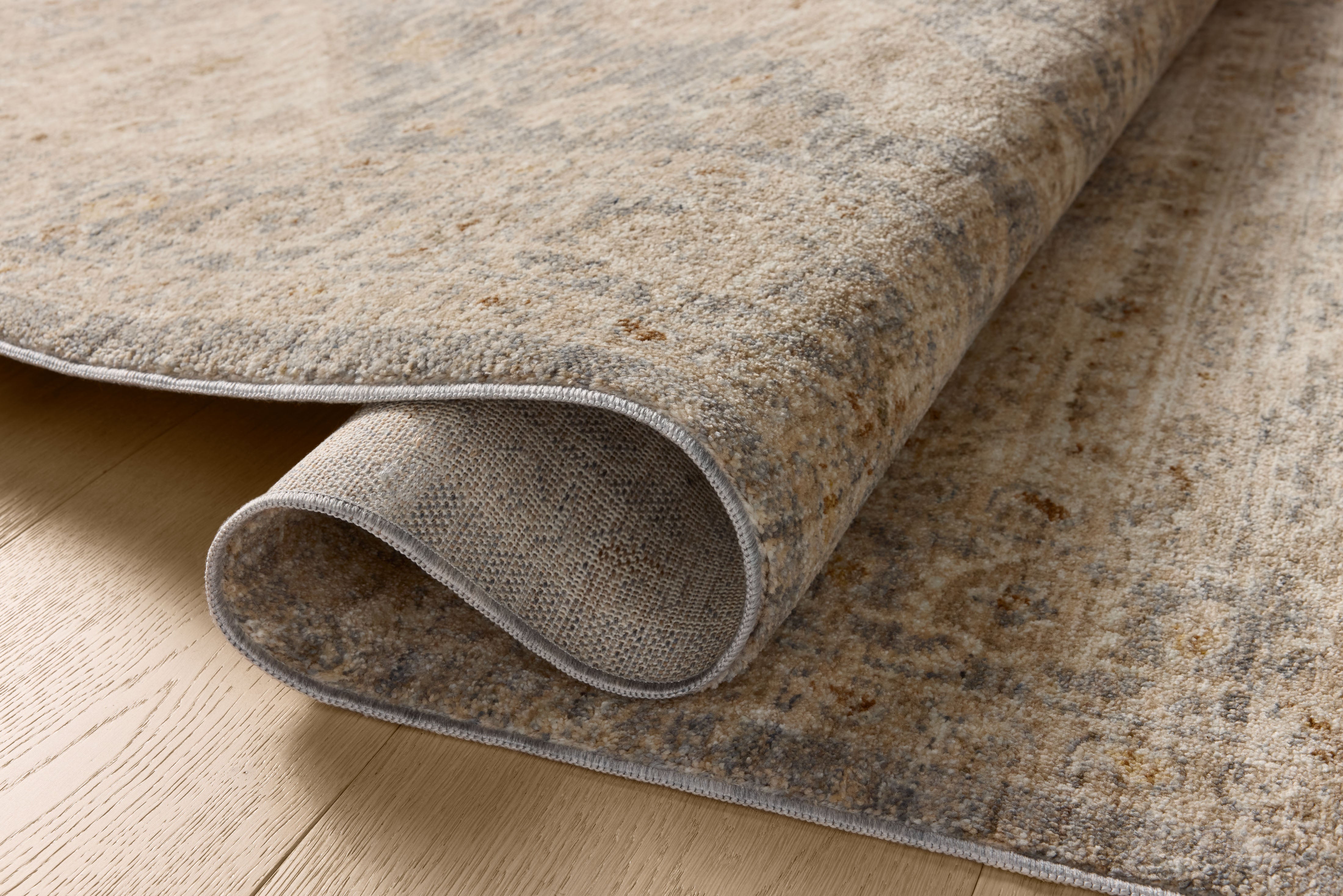 Joanna Gaines x Loloi Junie Denim / Natural Rug RUGS - synthetic Loloi
