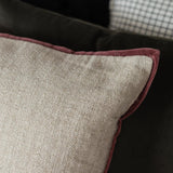 IN-STORE Amber Lewis x Loloi Aveline Ivory/Wine Pillow 1 - PILLOWS - essentials - neutral Loloi