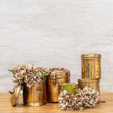 Antique Brass Canister