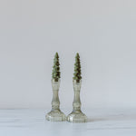 Tree Shaped Taper Candles - Evergreen - Rug & Weave