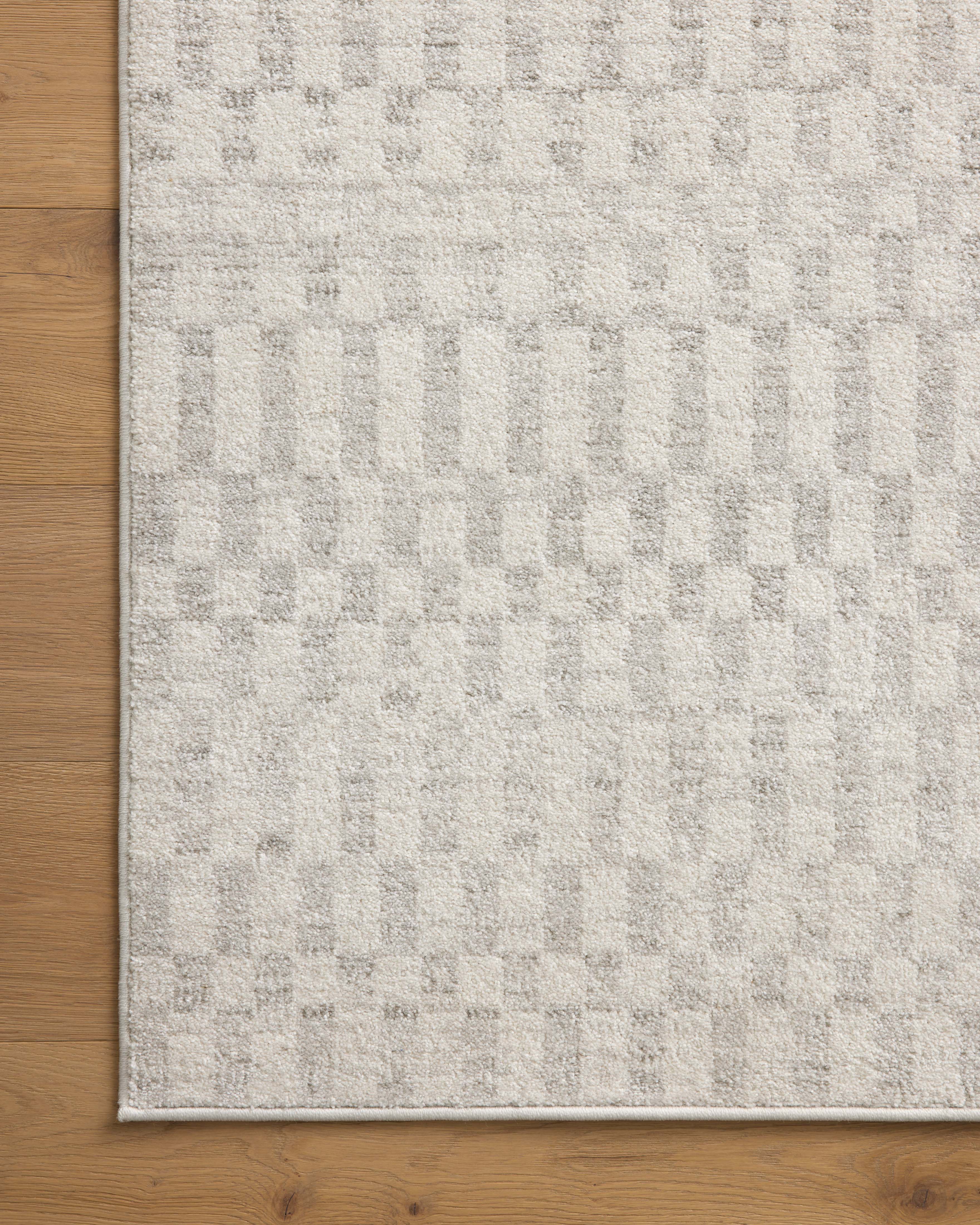 Loloi Kamala Ivory / Grey Rug 0-RUGS-patterned Loloi