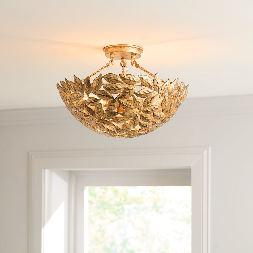 Kelan Semi Flush Mount LIGHTING - flush mount Visual Comfort
