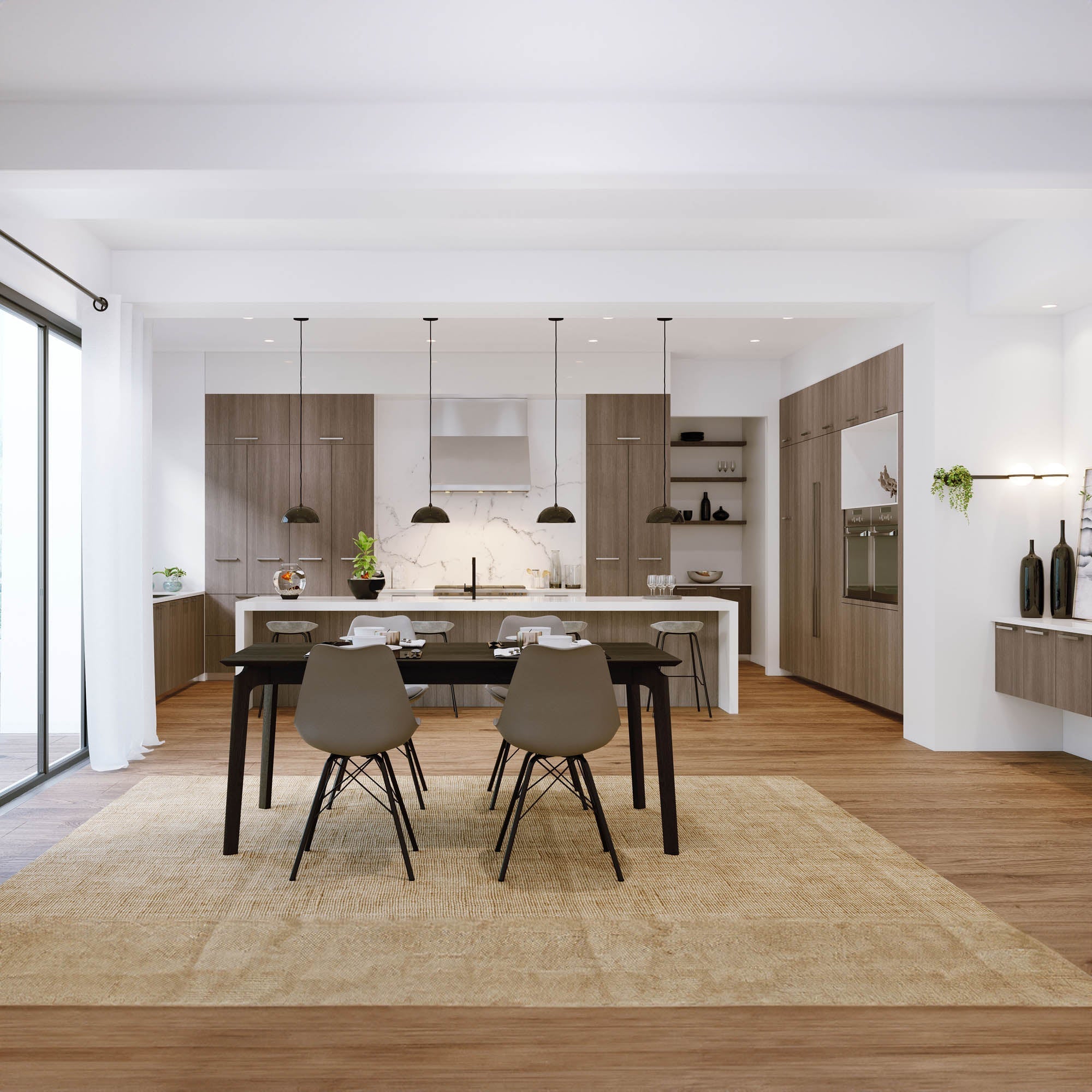 Kenzoe Dining Table FURNITURE - dining tables LH IMPORTS