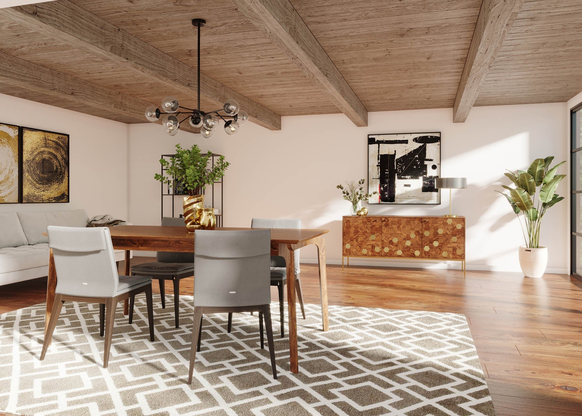 Kenzoe Dining Table FURNITURE - dining tables LH IMPORTS