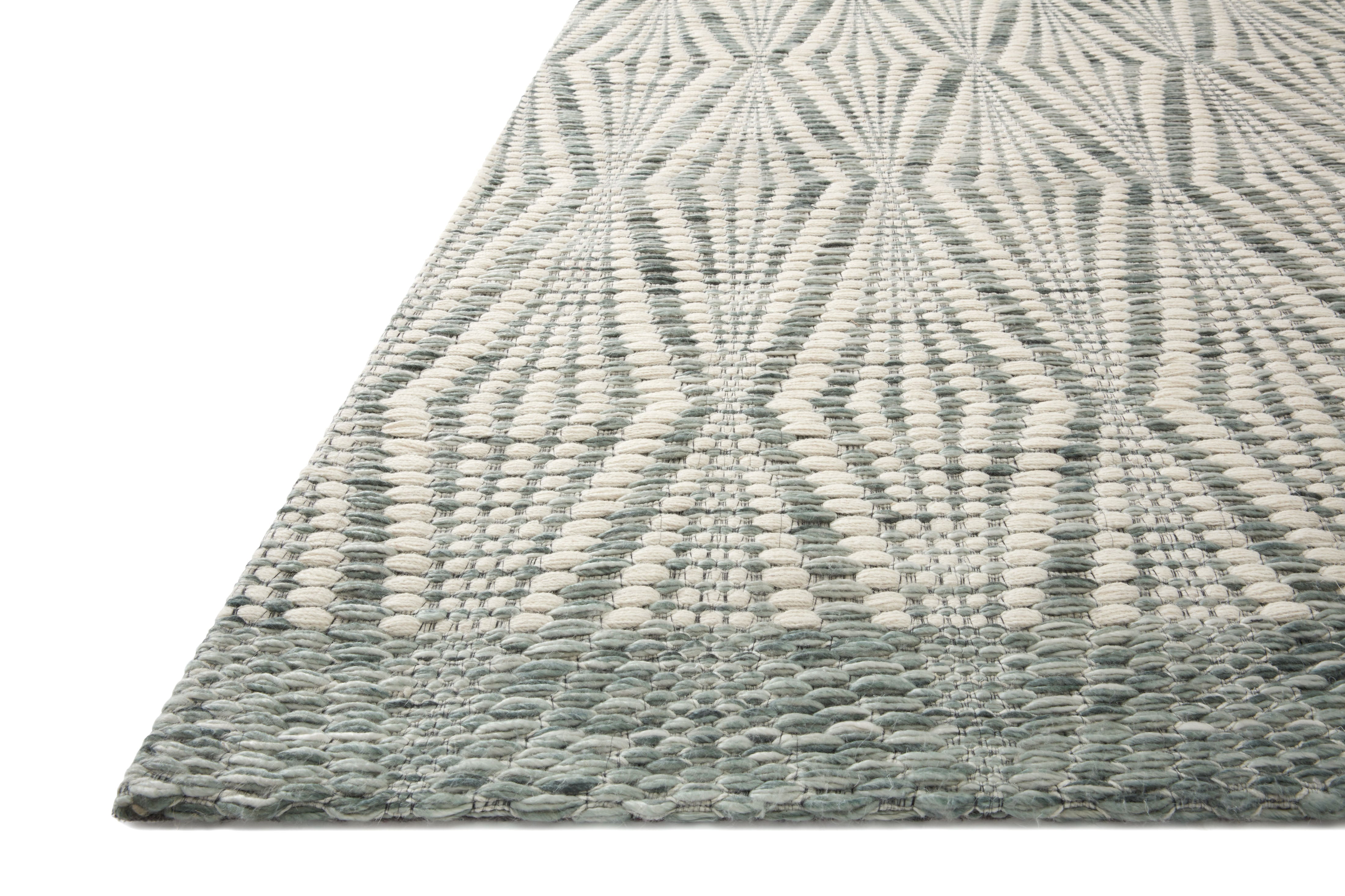 Loloi Kenzie Ivory / Sage Rug RUGS - wool Loloi