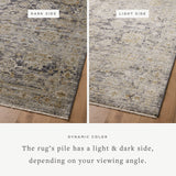 Jean Stoffer x Loloi Katherine Charcoal / Gold Rug 0-patterned rugs Loloi