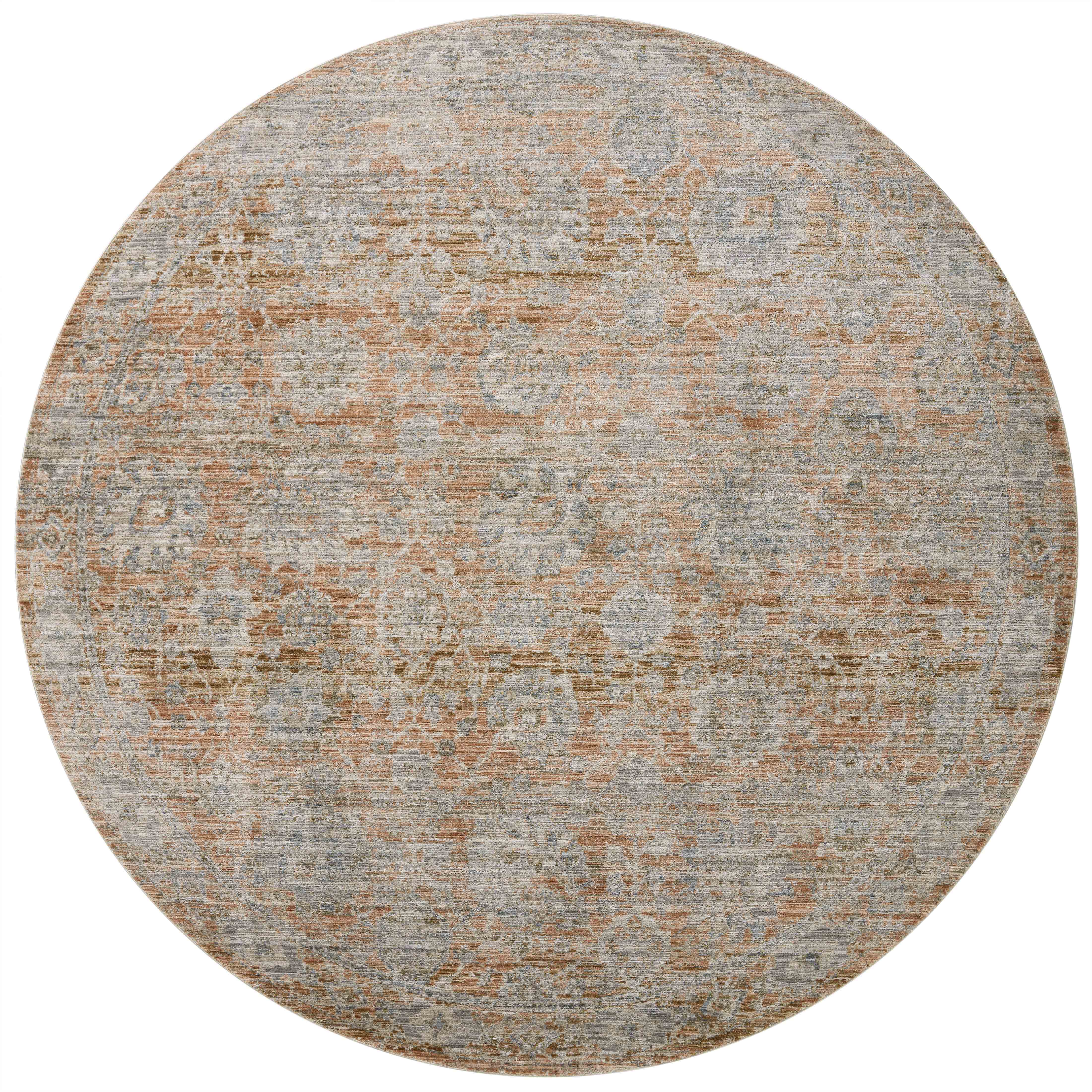 Jean Stoffer x Loloi Katherine Terracotta / Smoke Rug 0-patterned rugs Loloi
