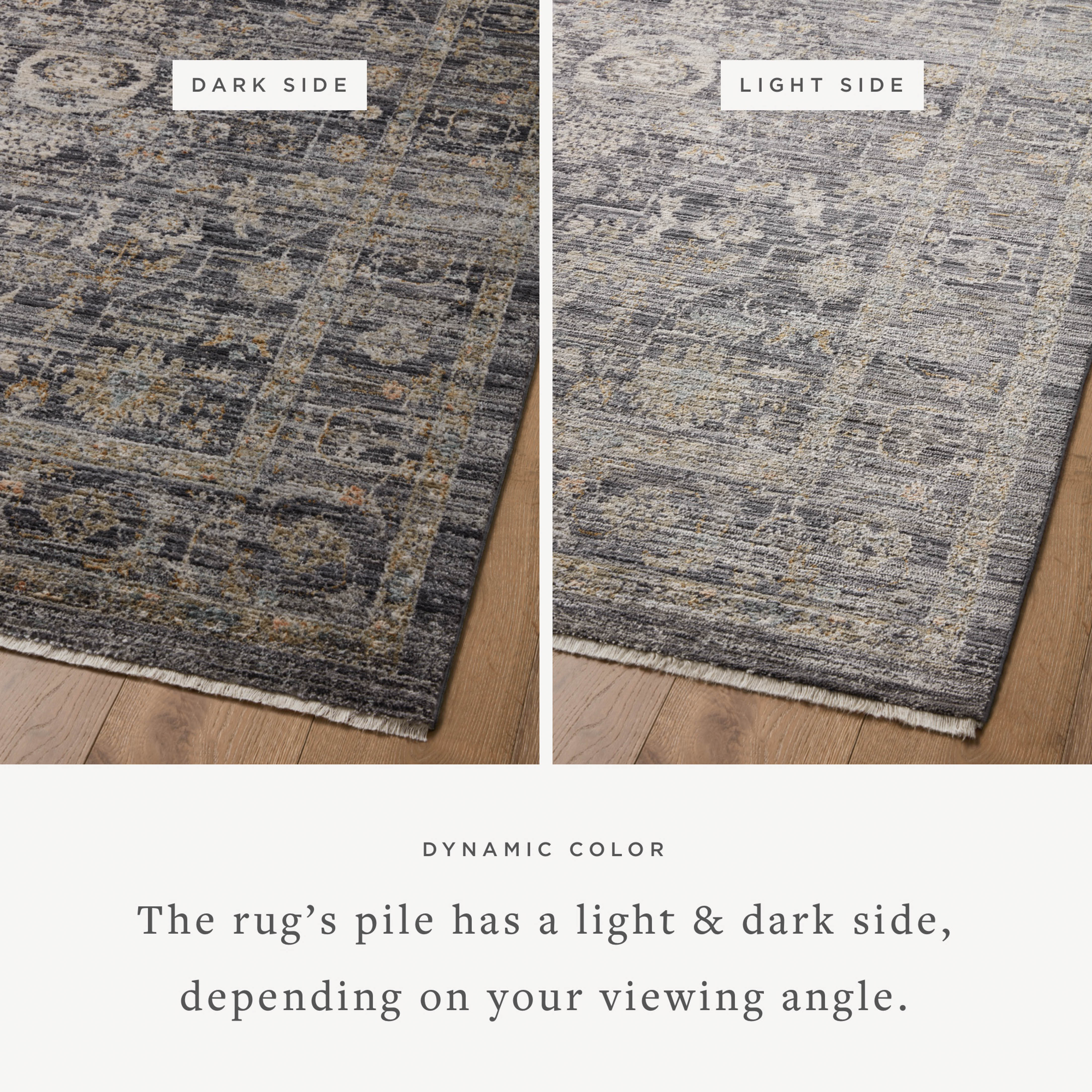 Jean Stoffer x Loloi Katherine Midnight / Tobacco Rug 0-patterned rugs Loloi