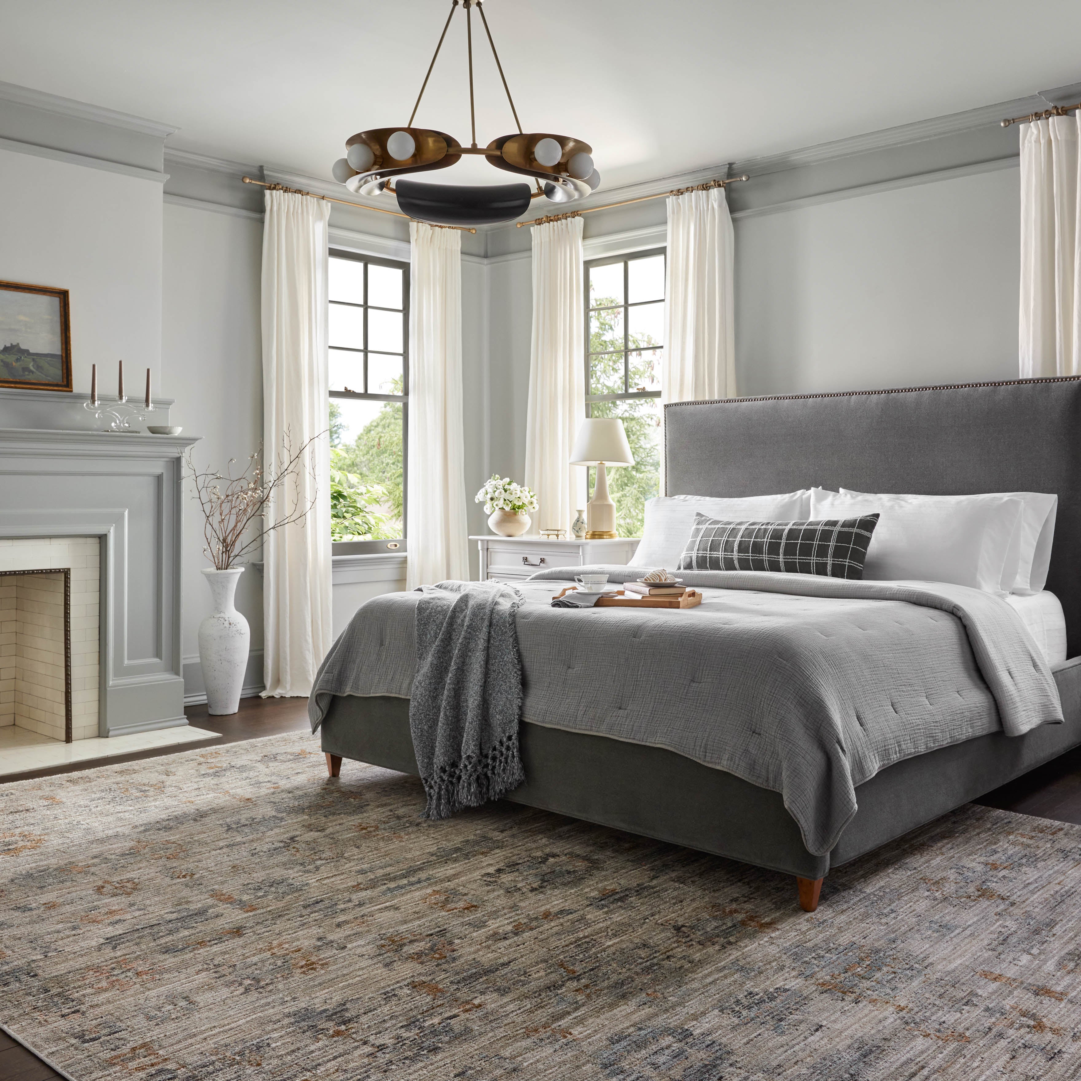 Jean Stoffer x Loloi Katherine Pebble / Ocean Rug 0-patterned rugs Loloi