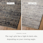 Jean Stoffer x Loloi Katherine Graphite / Jade Rug RUGS - synthetic Loloi