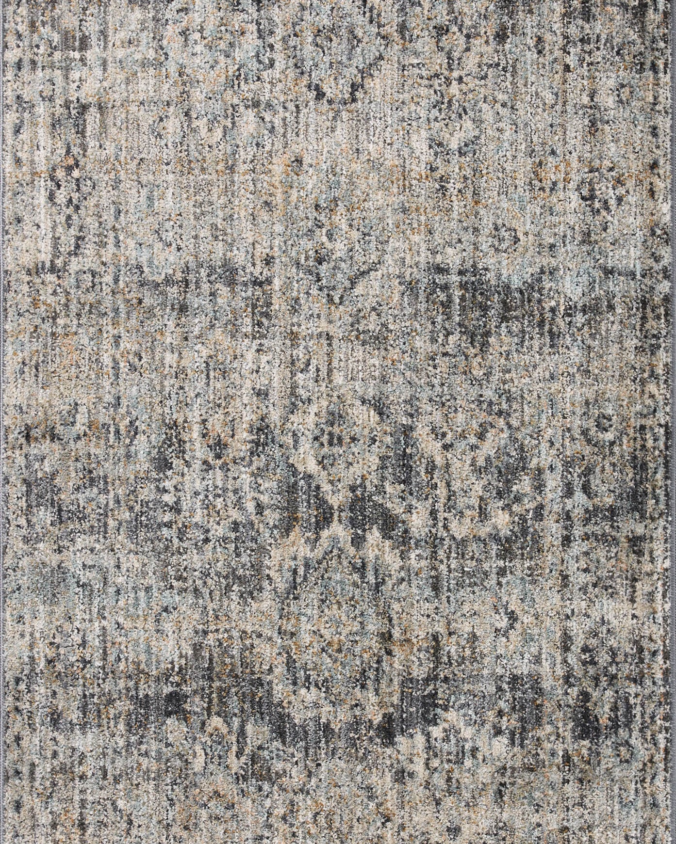 Jean Stoffer x Loloi Katherine Graphite / Jade Rug RUGS - synthetic Loloi