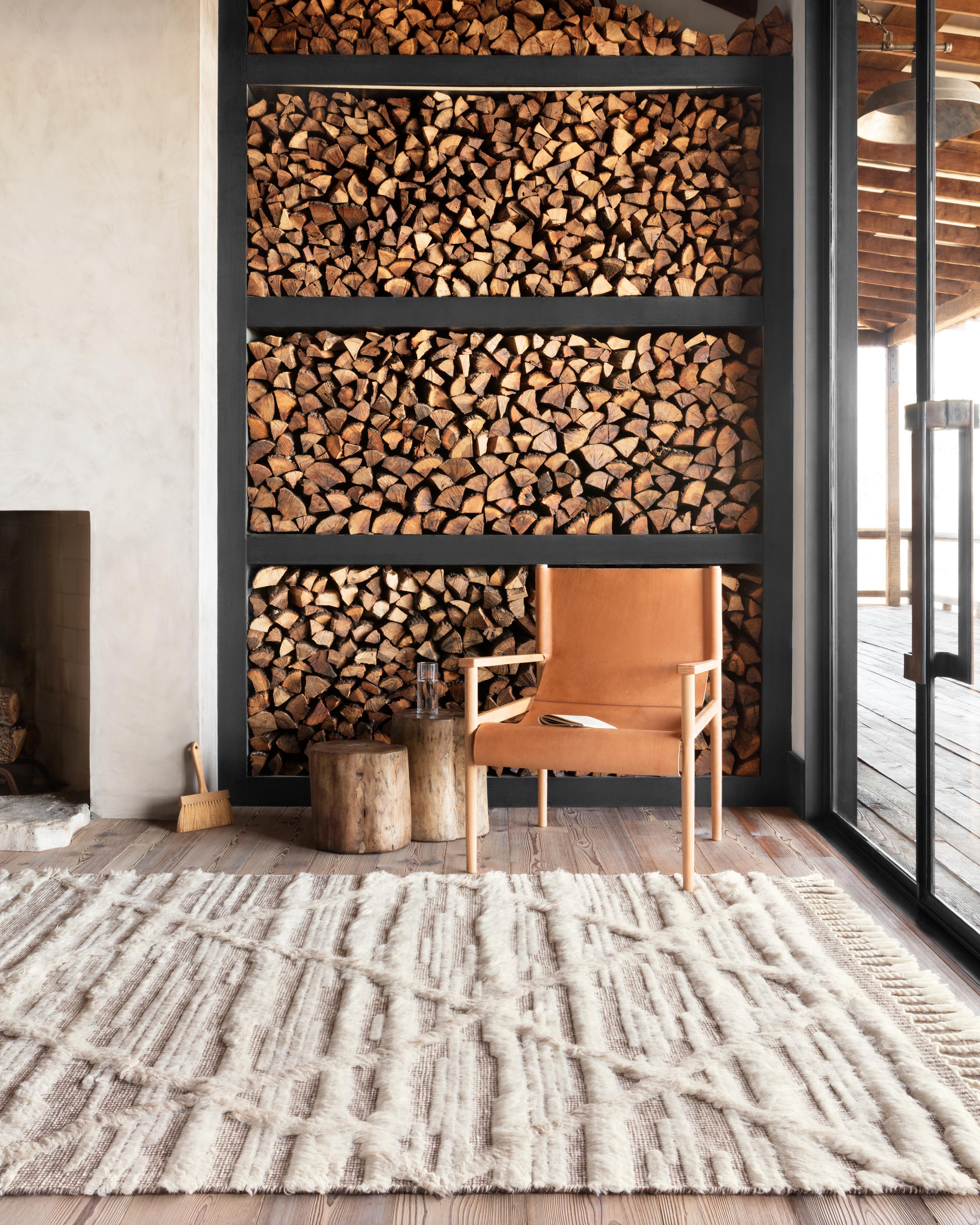 Loloi Khalid Ivory / Taupe Rug RUGS - wool Loloi