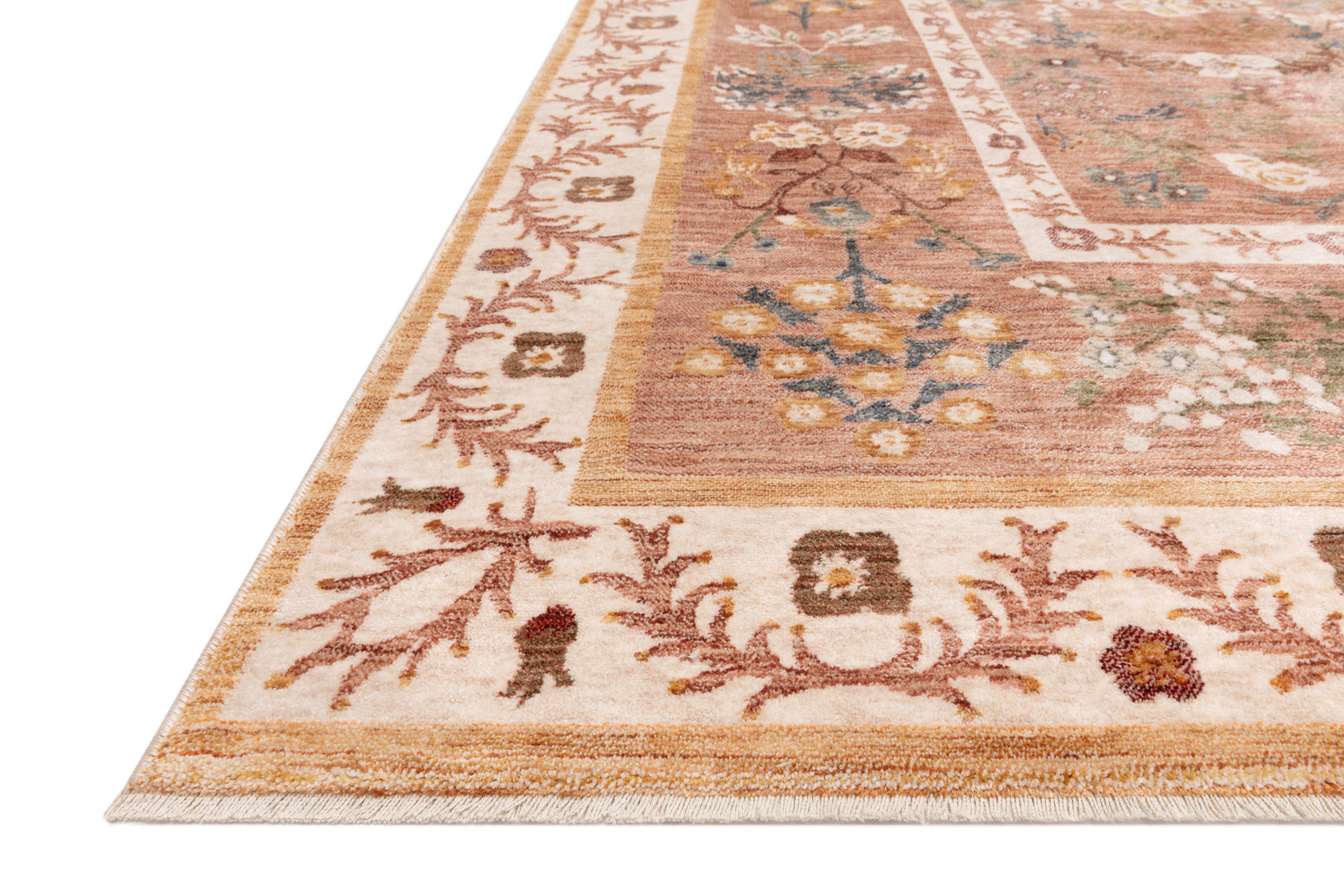 Rifle Paper Co. x Loloi Kismet Arabesque / Camel Rug 0-RUGS-patterned Loloi
