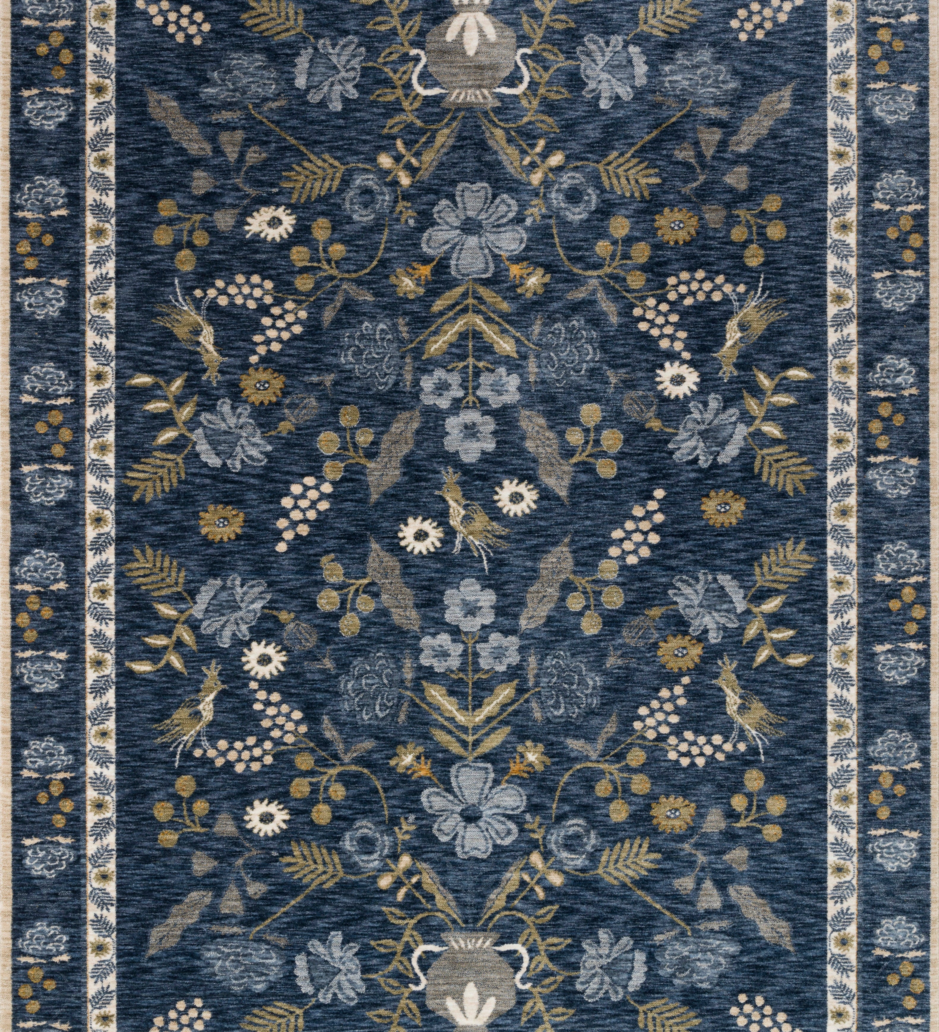 Rifle Paper Co. x Loloi Kismet Amphora / Navy Rug 0-RUGS-patterned Loloi