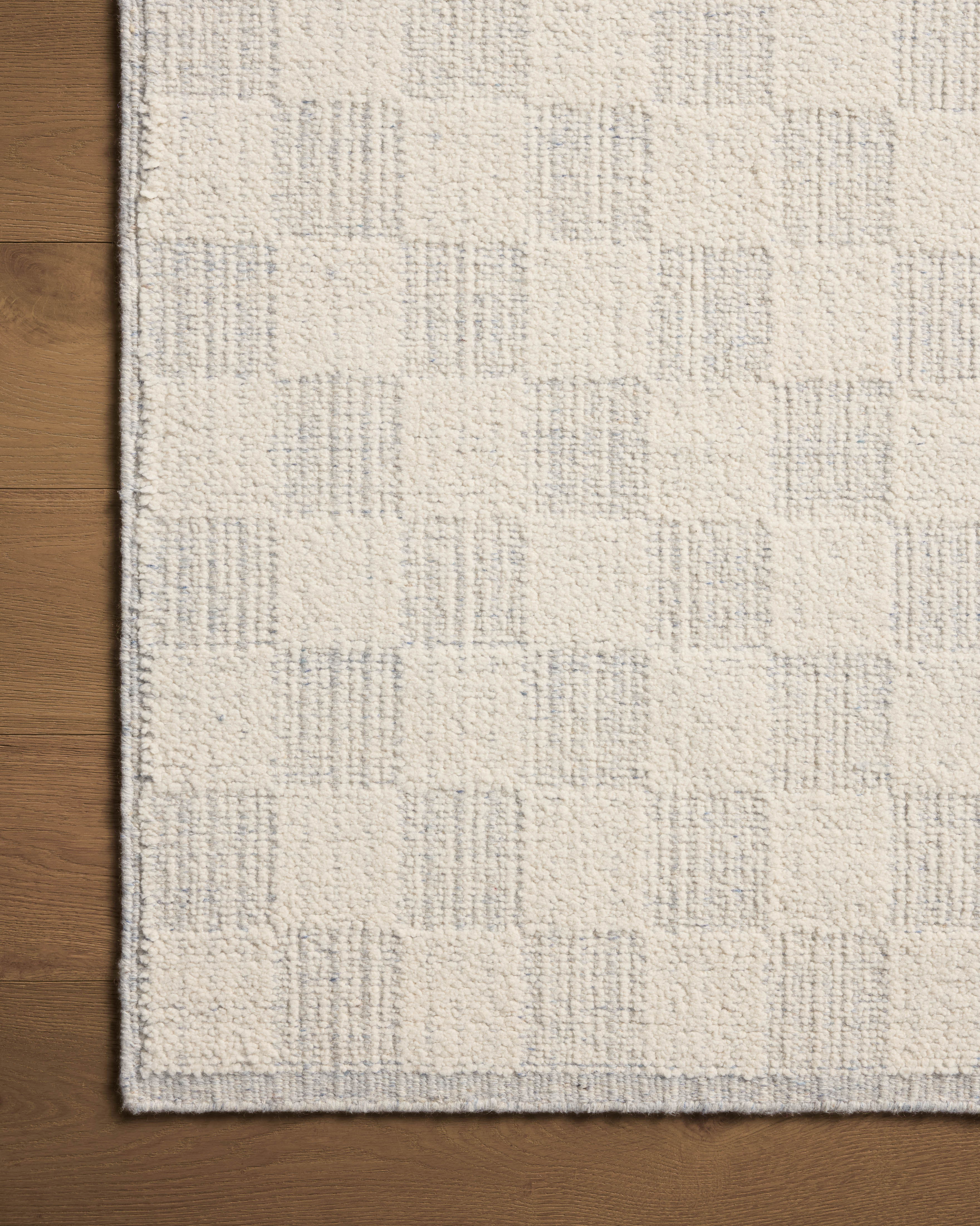 Brigette Romanek x Loloi Knox Ivory / Sky Rug 1- RUGS - wool Loloi