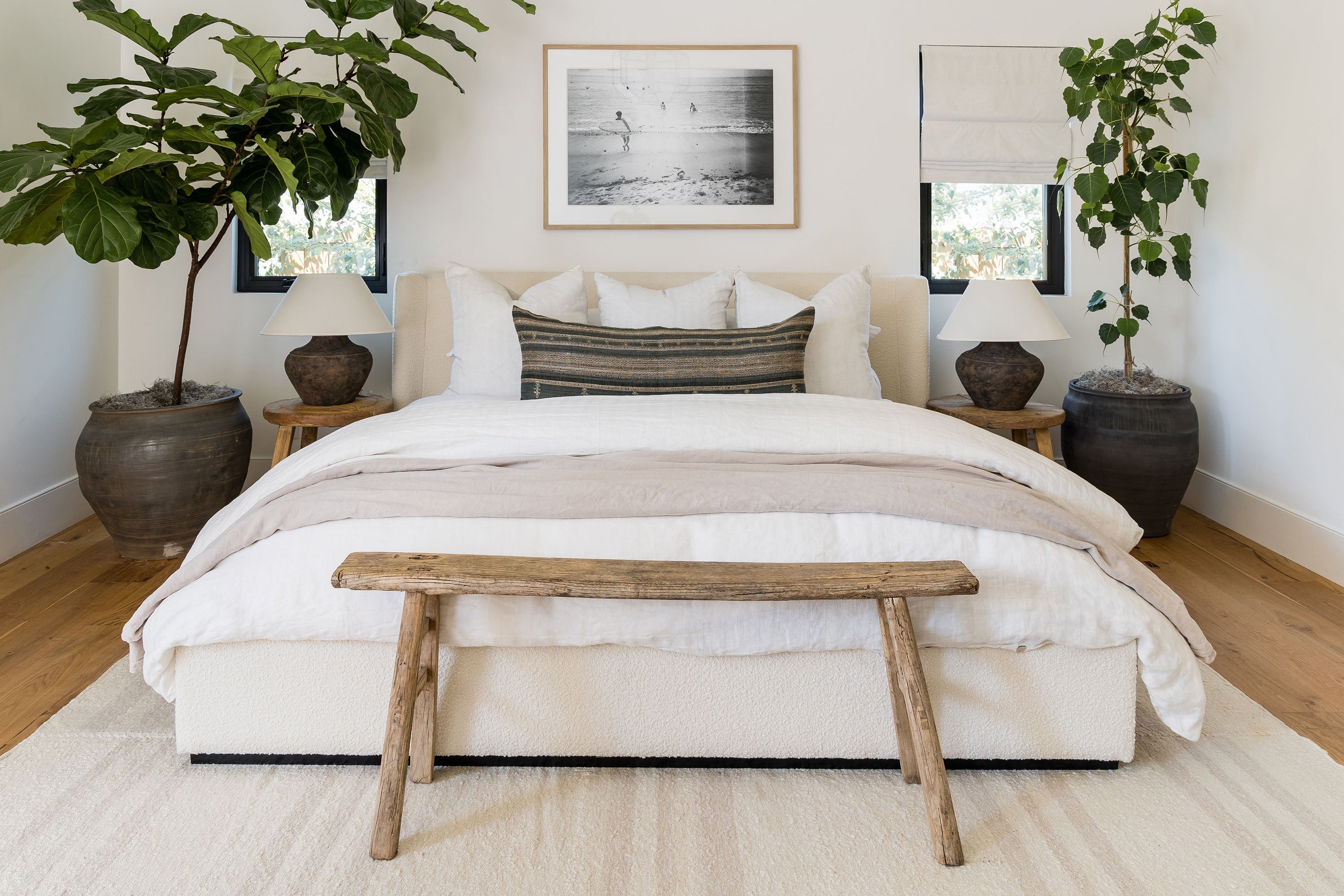Koukila Stitch Hand Woven Linen Area Rug RUGS - Linen Momeni