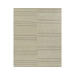 Koukila Stitch Hand Woven Linen Area Rug RUGS - Linen Momeni Broken Stripe 2'6" x 8' Runner