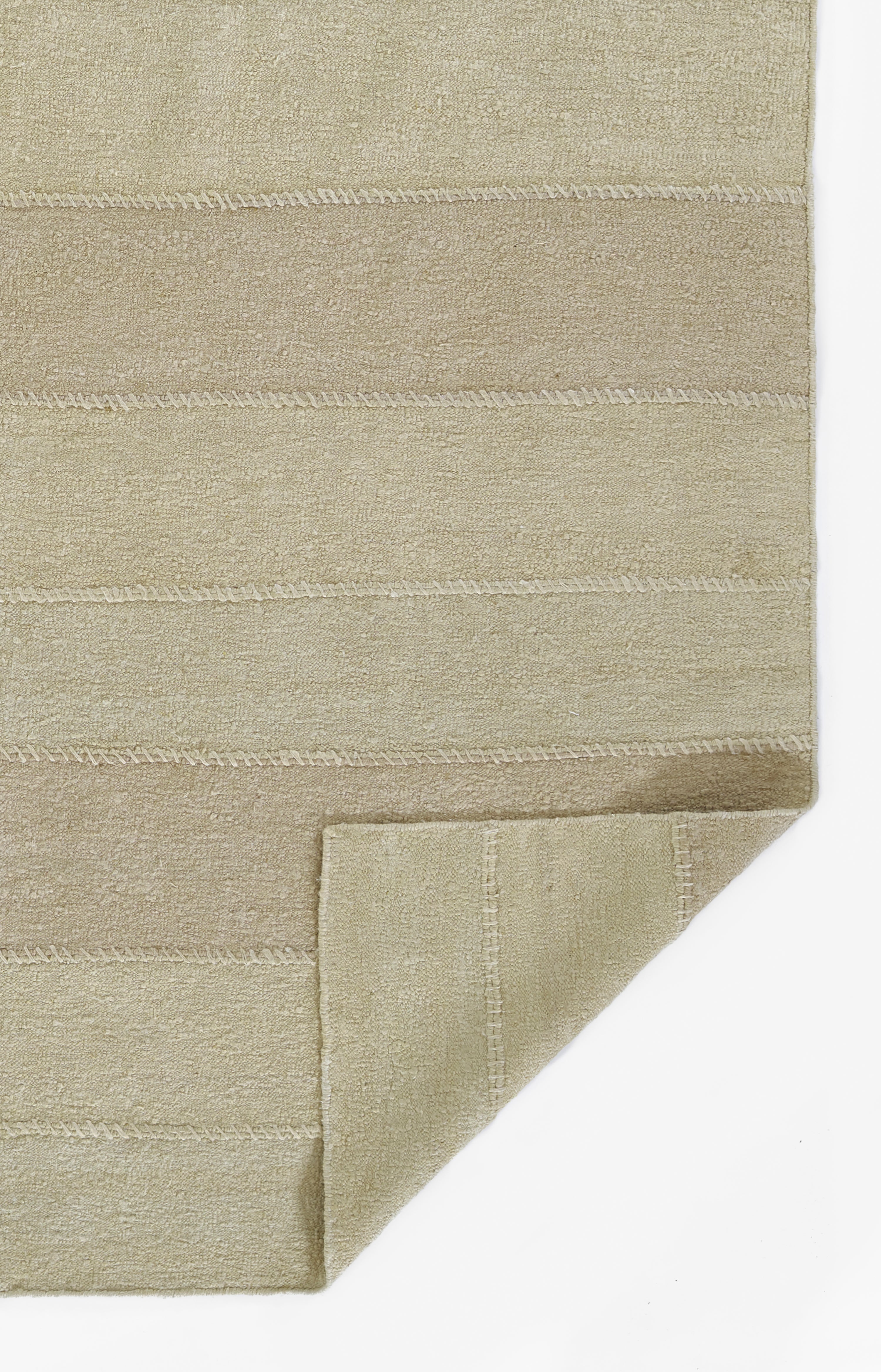 Koukila Stitch Hand Woven Linen Area Rug RUGS - Linen Momeni
