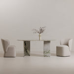Larson Rolling Dining Chair FURNITURE - dining chair Moe's Furniture
