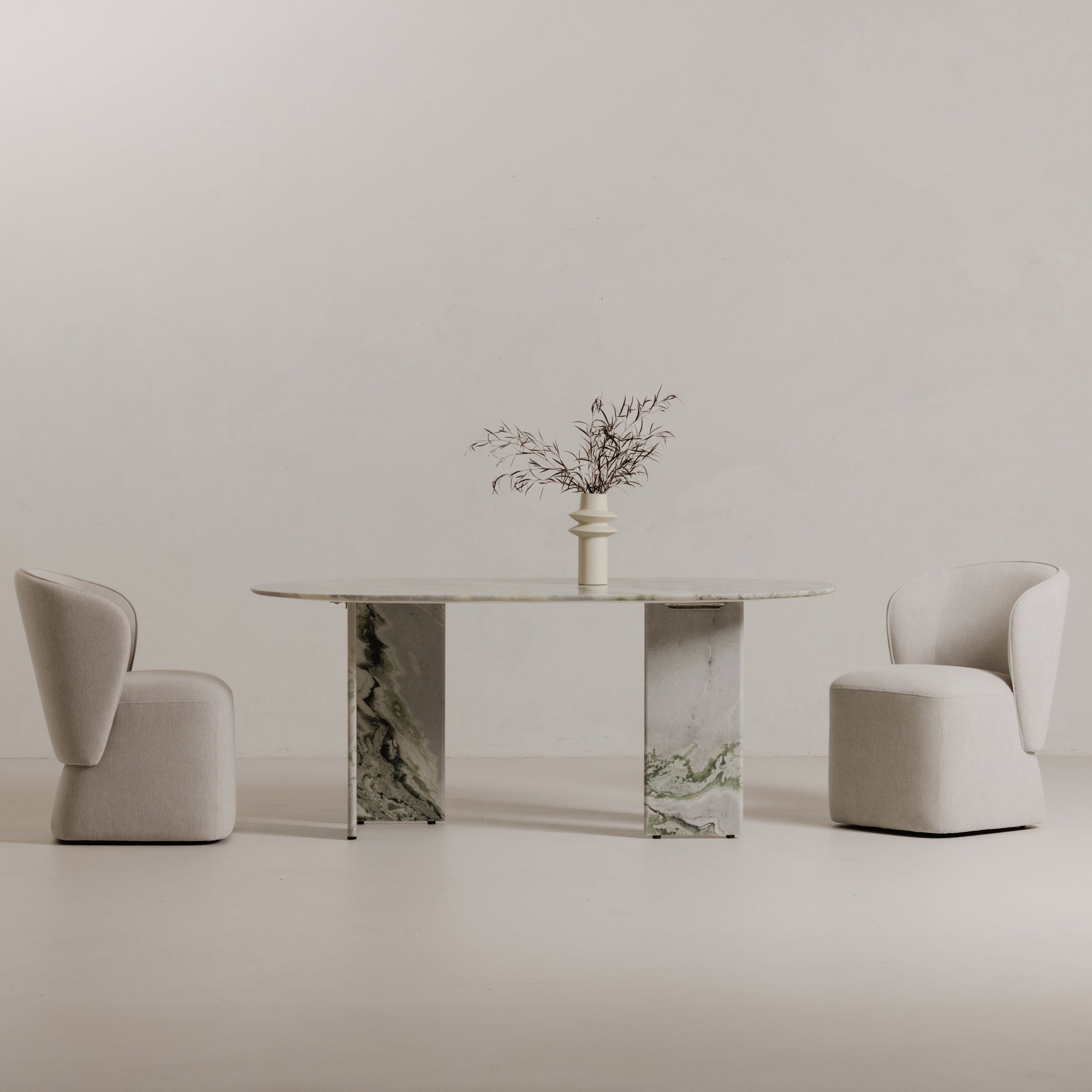 Larson Rolling Dining Chair FURNITURE - dining chair Moe's Furniture